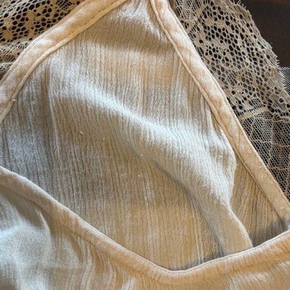 American eagle outfitters Cream Lace Trim Camisole tank xxs - Picture 6 of 6